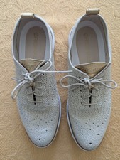 Cole Haan OriginalGrand Stitchlite Wingtip Oxfords, Gold, Size 7 Women's