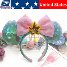 Disney Parks SHDR Limited Party Mermaid Ariel Green Minnie Ears Headband