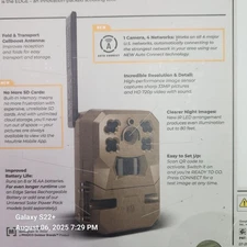 Moultrie Mobile Edge Cellular Trail Camera - Beige, Pack of 2  BRAND NEW  #6