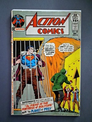 Action Comics #407 (DC Comics December 1971)  **Some Wear On Front Cover**