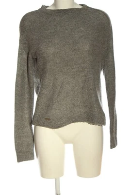 ABERCROMBIE & FITCH Pull ras du cou Dames Pull T EU 34 gris clair - Photo 1/4