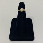 14k Yellow Gold Solitaire 6.62mm Champagne  Cultured Pearl Ring Size 5.25 — photo 1