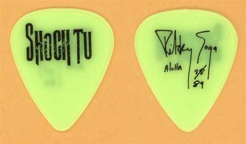 Shock Tu Rikki Soga Vintage Guitar Pick - 1991 US Tour