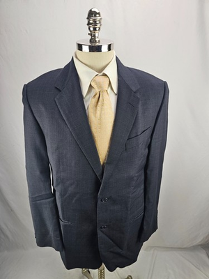 #ad #ad Jhane Barnes Frequency Men#x27;s Blue Blazer jacket 40R $65.00