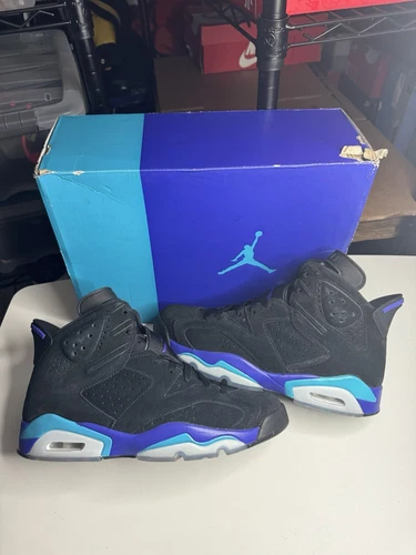 Air Jordan 6 Retro "AQUA" 2023 - Size 9 - ct8529 004 (13160-1)