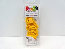 Protex PawZ Rubber Dog Boots Reusable Disposable Waterproof XX-Small Yellow 12Pk