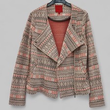 Next Women's Aztec Woven Side Zip Casual Jacket Size UK 10