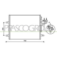 Kondensator Klimaanlage Prasco FD802C001 Prascoselection FüR Ford
