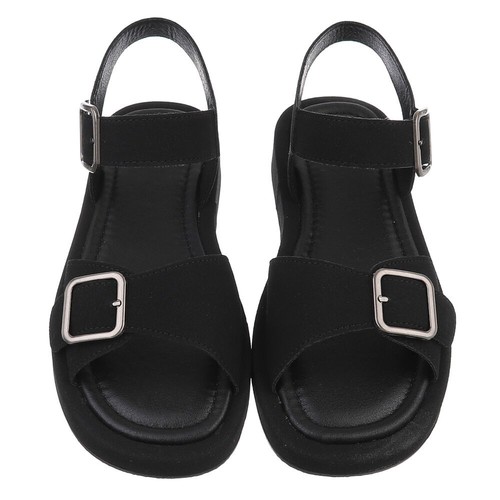Sandali donna con cinturino alla caviglia e cinturino alla caviglia Ital-Design 2088 colore nero - Foto 4 di 12
