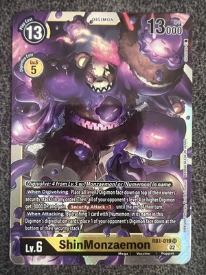 digimon card game ebay Digimon Card Game ShinMonzaemon RB1-019 SR NM