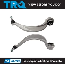 TRQ Front Lower Control Arm with Ball Joint Set Lower Rearward Fits Audi