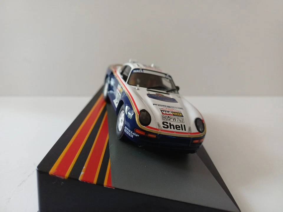 052 1/43 Porsche 959 Paris Dakar Rally 1986 Metge Lemoyne Centauria Panini Atlas - Immagine 3 di 4