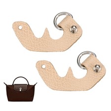 2 Pcs Purse Straps Buckle Replacement, Punch-Free Bag Accessories, Beige