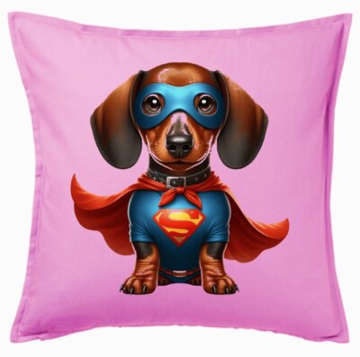 Kissenbezug Pink Dackel Dachshund Teckel Jagdhund Jagt Dackelwelpe Dackel 402908