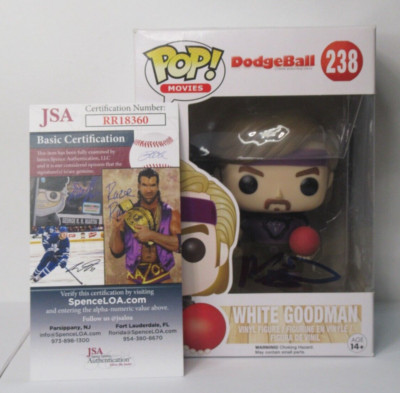Funko Pop! Dodgeball White Goodman #238 Ben Stiller Signed Autographed JSA