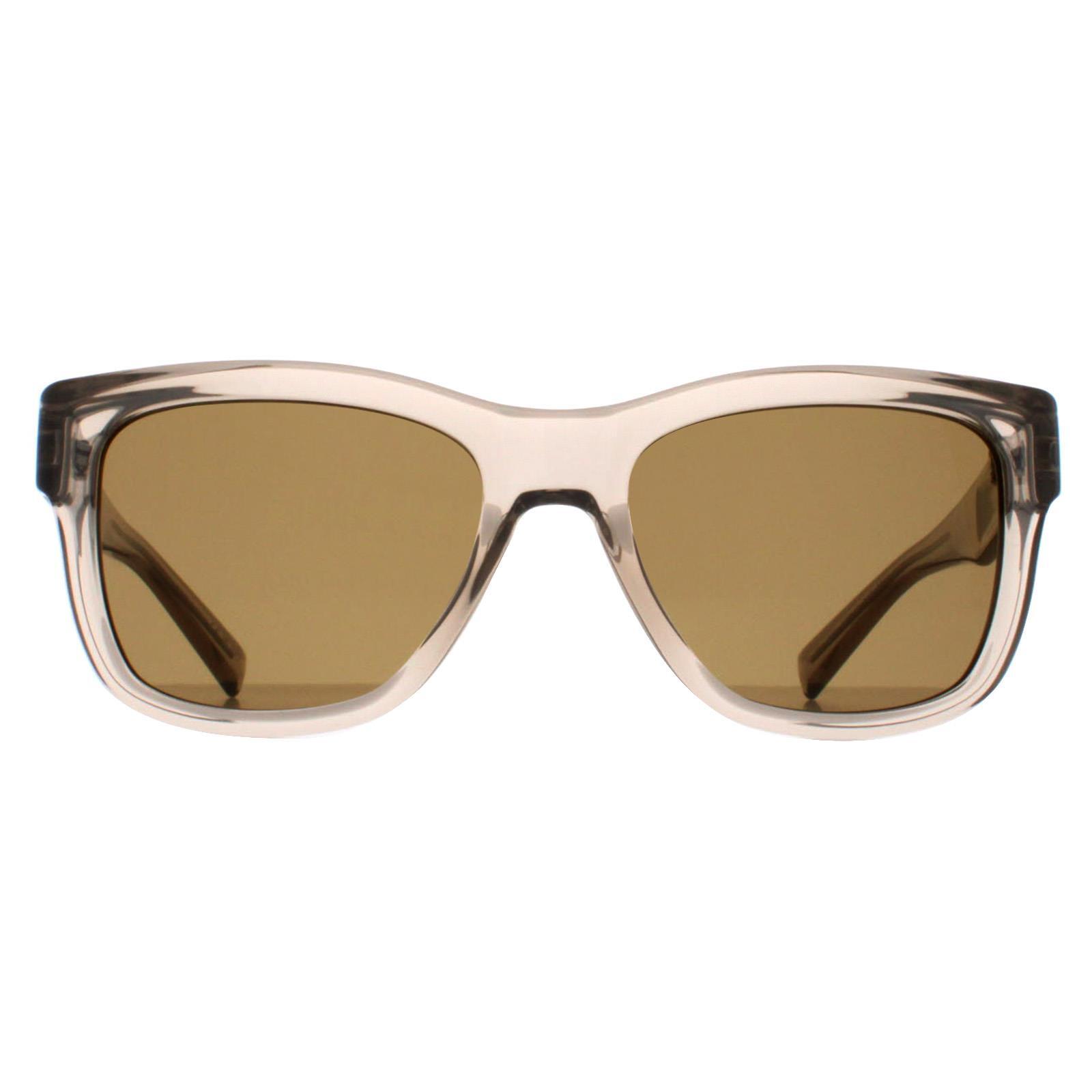 Occhiali da sole Saint Laurent SL674 005 beige trasparente marrone