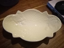 Wade 1950s Cream Bramble Ware Dish/Plate