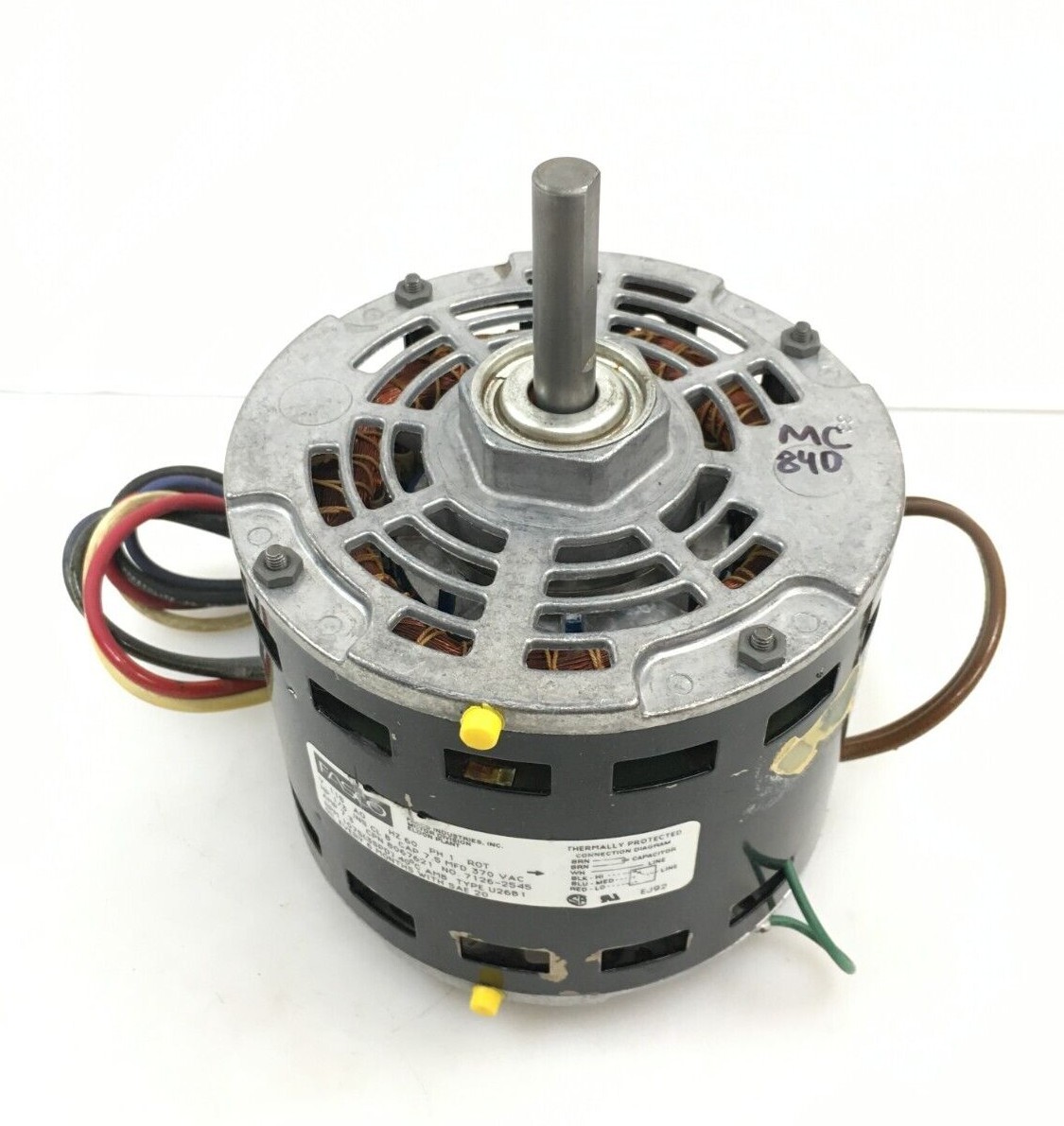 FASCO 7126-2545 Blower Motor 8067621 115V 1PH 1/3HP 1075RPM 3SPD  