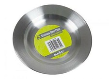 Summit Stainless Steel Plate / Bowl 20cm Camping Outdoor Park Hiking Travel