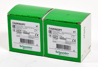 2 x Schneider Electric Hilfsschütz,CA2KN22P7