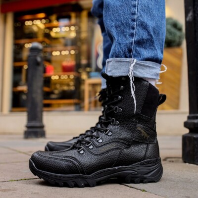 Men's Military Boots Winter Boots Combat Boots Lace Up Boots For Men