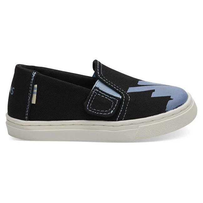 Новый TOMS Kid крошечный Luca зарево в темноте холст печать скольжения на кроссовках регулируемый - Изображение 3 из 4