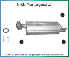 Endschalldämpfer für Suzuki Swift III 1.3 1.5 16V, 1.3 DDIS Auspuff Montagesatz