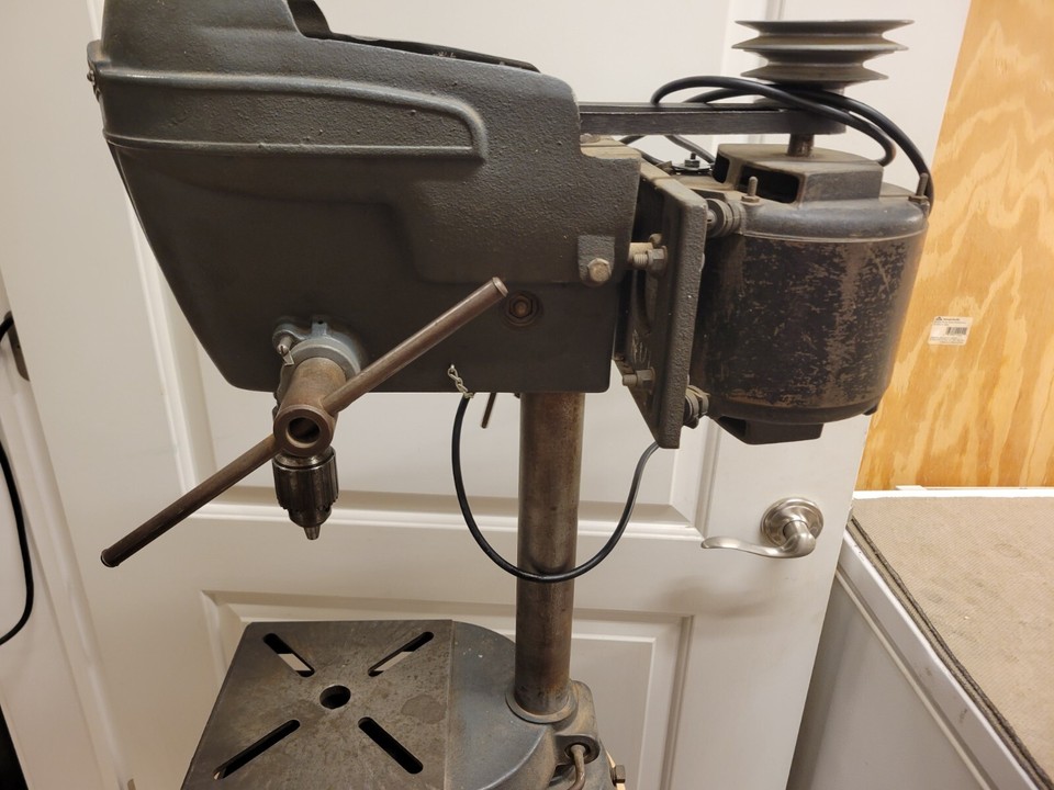 Vintage Craftsman/Dunlap Bench Top Drill Press Model 103.23620 w/stand