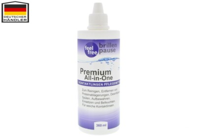 1A feel free Premium All-In-One Kontaktlinsen Pflegemittel 1x 2x 4x 8x 360ml