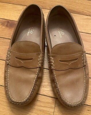 Polo by Ralph Lauren Tan Leather Penny Loafers Buy Polo Ralph Lauren Tan Brown Alston Leather Penny Loafers  main image 2