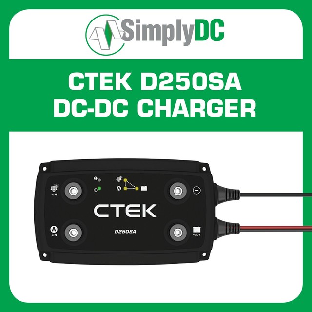 CTEK D250SA Dcdc Charger 12v Solar Camper Caravan Boat 4wd Dual