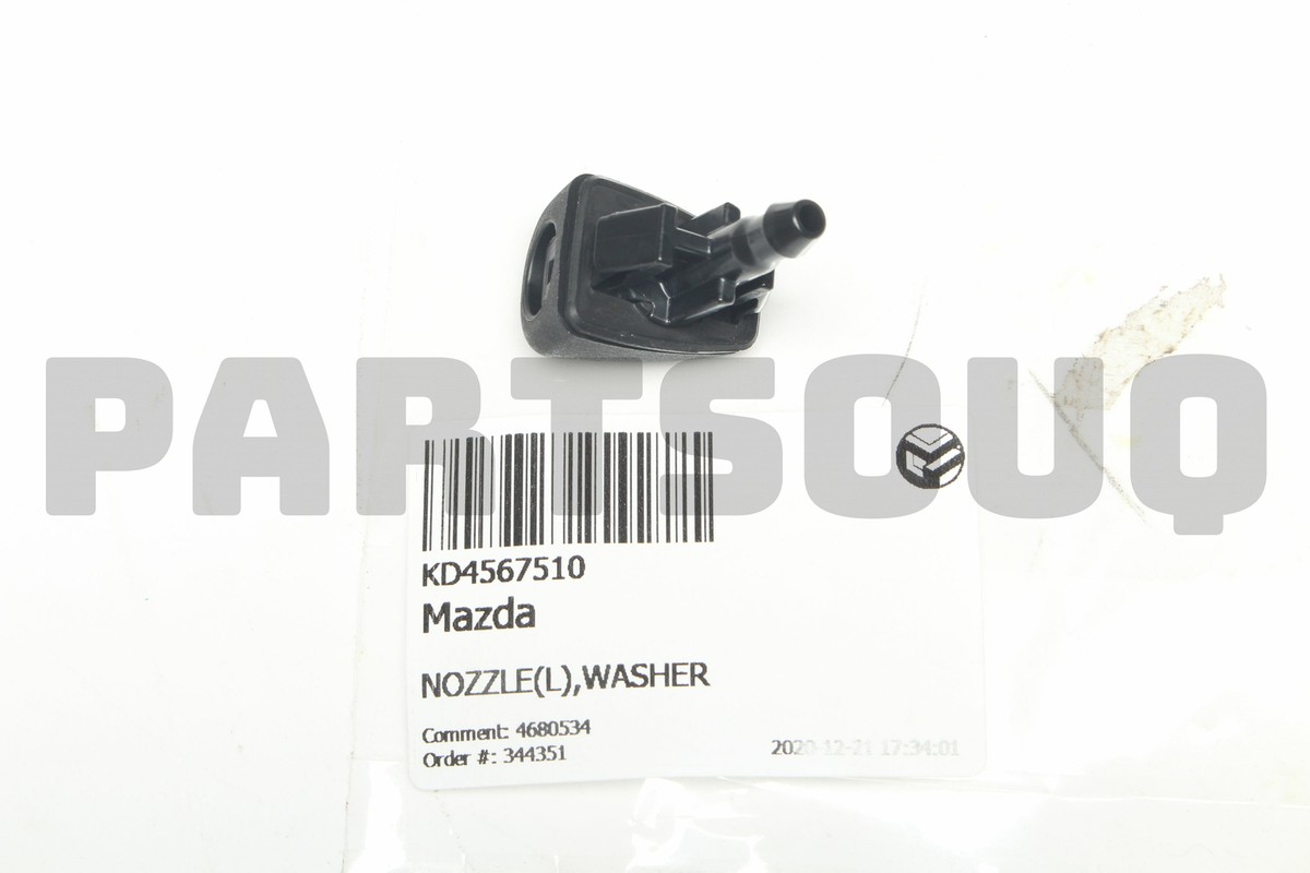 KD4567510 Genuine Mazda NOZZLE(L),WASHER KD45-67-510 | eBay