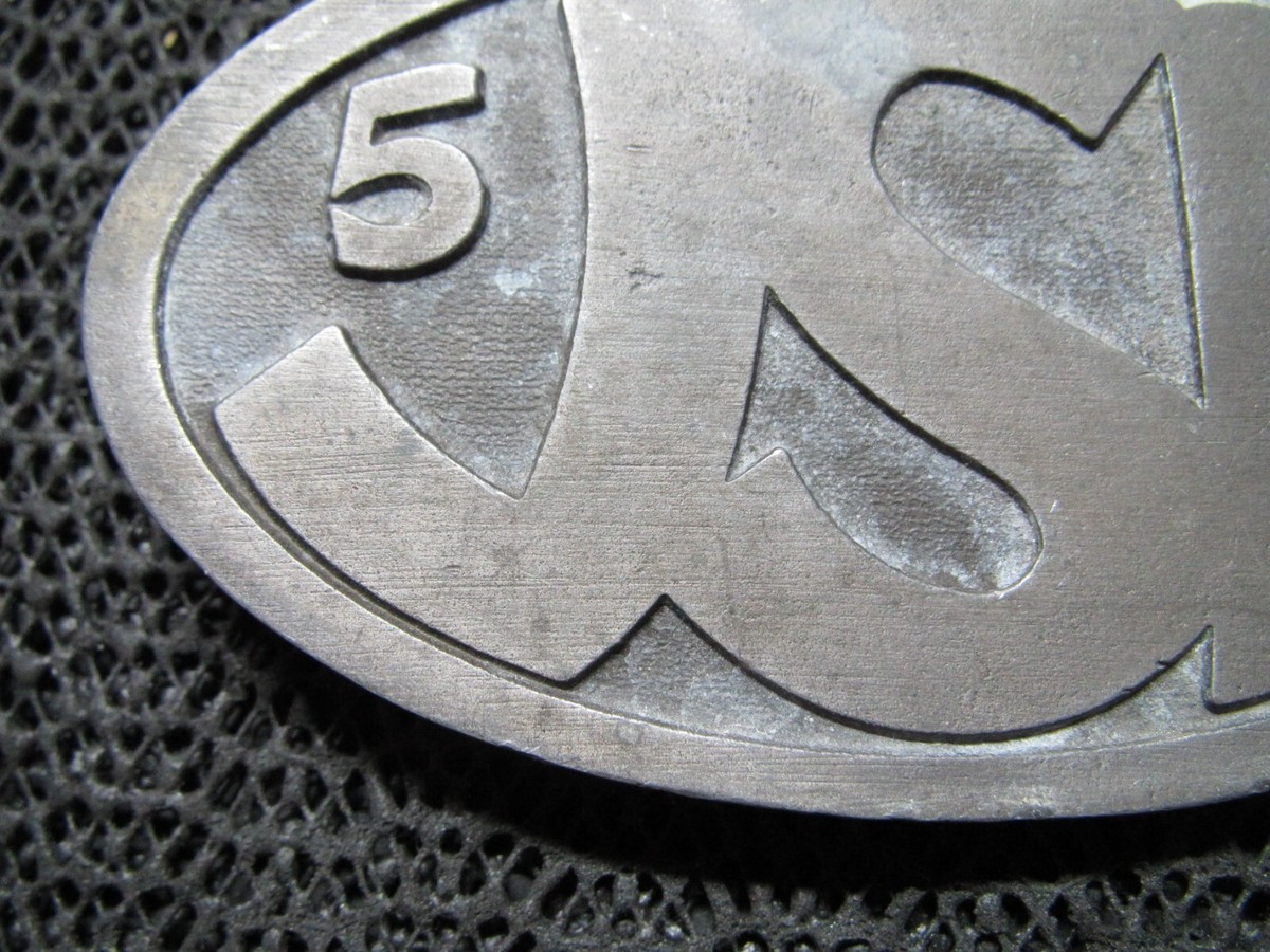 JSB 5 INITIAL BELT BUCKLE! VINTAGE! VERY RARE! 1980s! USA! AMMO? PELLETS? AUTO? View 4