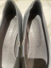Nuogic London Designer Womens Shoes Size 38 EU 8 US Grey Gray Leather Dress EUC — photo 5