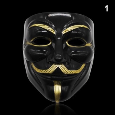 Maschera Di Guy Fawkes (V Per Vendetta) In Plastica - Costume