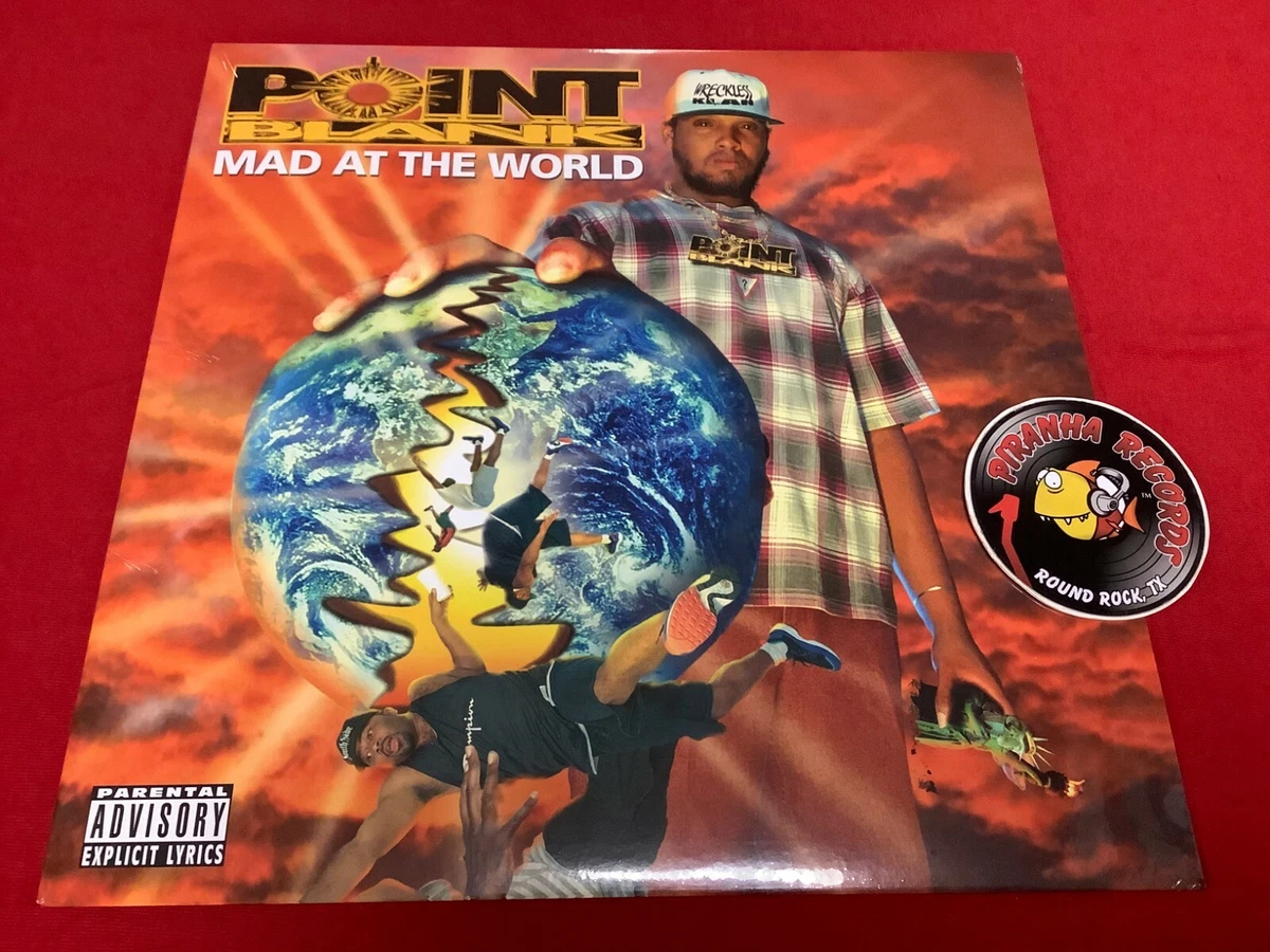 Point Blank Mad At The World TEXAS Rap Hip Hop LP SEALED 2020 Piranha  Records