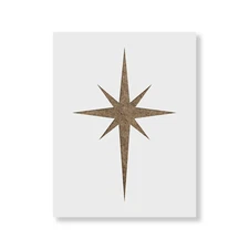 Starburst Stencil - Durable & Reusable Mylar Stencils