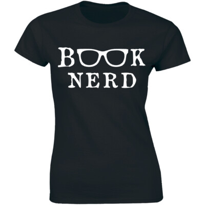 Book Nerd Funny T Shirt Geek Holiday Gift Book Lover Tee Shirt S-2XL