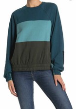 HURLEY Women's Crewneck Sweatshirt OAO DOLMAN FLEECE - Multi - XLarge - NWT