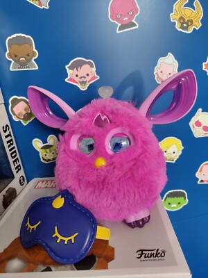 Furby Connect Interaktiv Violett + Mask Spricht Furbish 18 Cm. Laden App