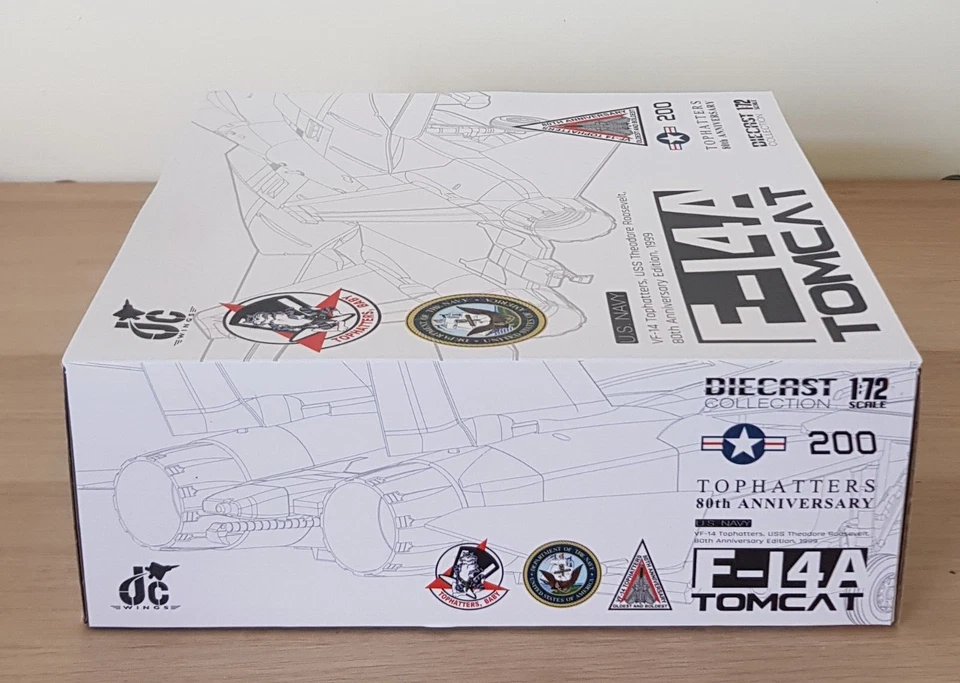 Sombrereros JC Wings 1/72 JCW72-F14-014 F-14A Tomcat USN VF-14, USS Th. Roosevelt Foto 3 de 4