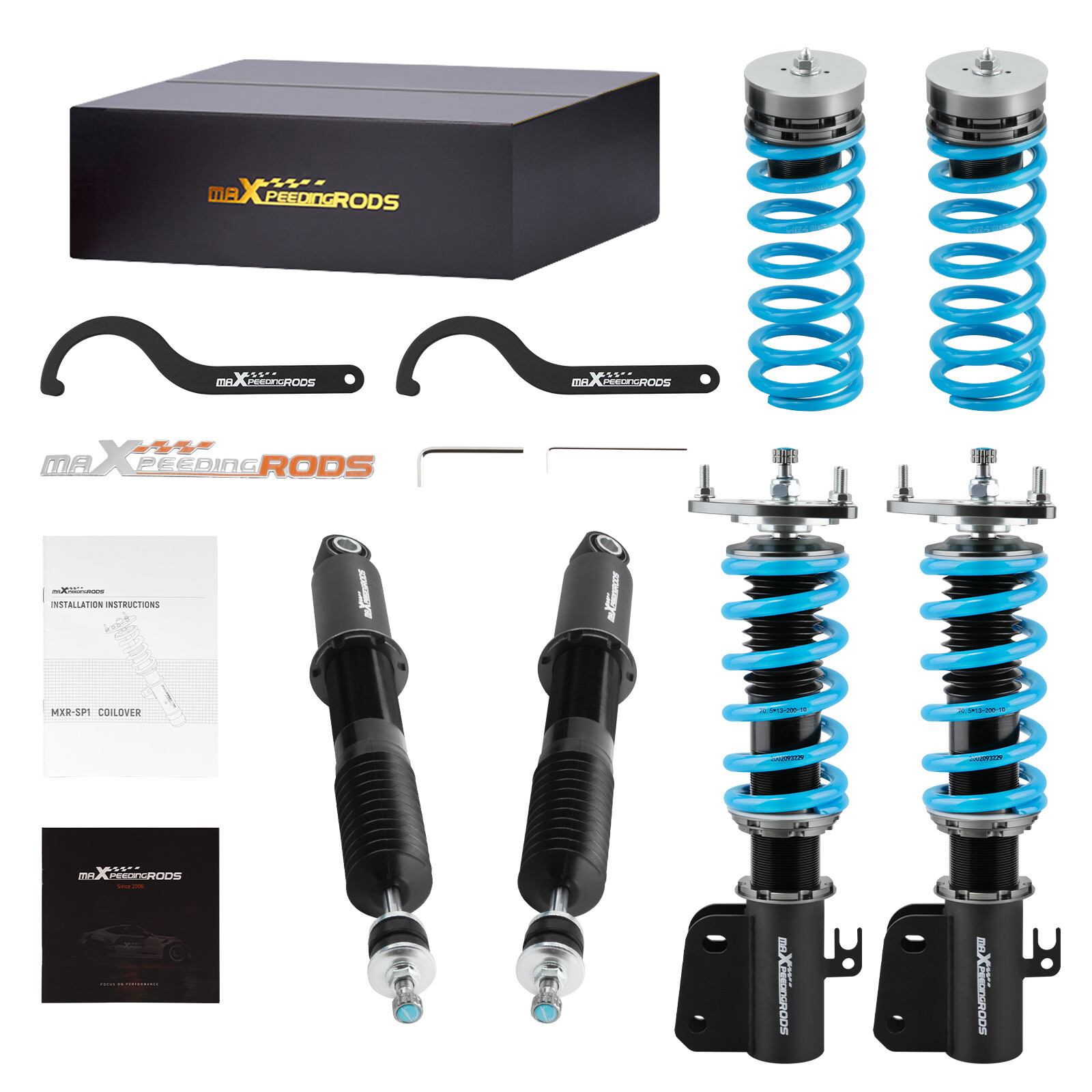 maXpeedingrods Coilovers for Toyota Echo 2000-2005 1.5 1.3 Saloon
