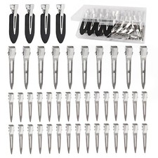Hair Clips for Women Styling, 44Pcs Metal Duck Billed Pin Curl Clips, Hair Pi...