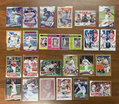 Atlanta Braves 50 cards-Rookies,Parallels,Serial #'ed Aaron, Matthews. M.Olson
