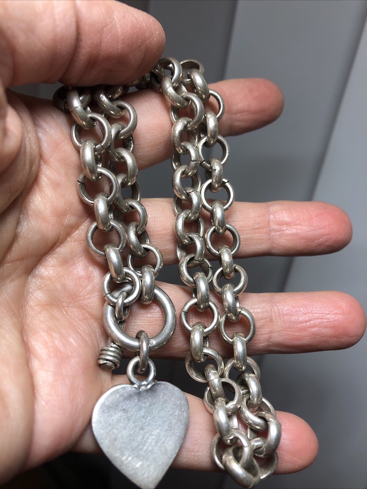 23. Solid Sterling Silver 925 Toggle Front Clasp … - image 17