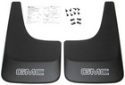 New Genuine GM Black Contoured Mudflaps Mud Flaps W/ GMC Logo Fits Sierra Yukon
