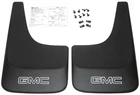 Black Contoured Mudflaps Mud Flaps W/ GMC Logo Fits Envoy Jimmy New GM Pair