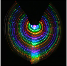 Super Light LED ISIS WINGS mix color Dancing Performance Light Club Show NEW