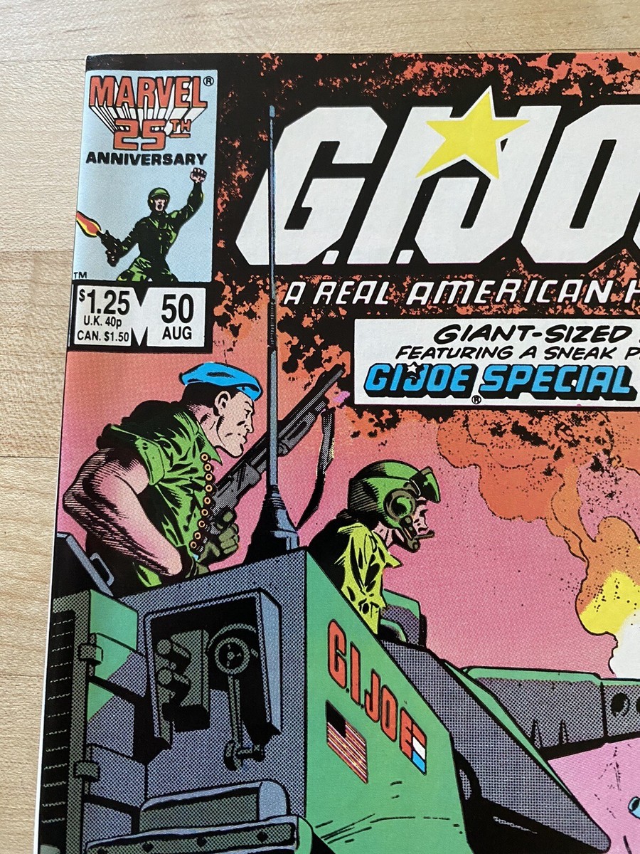 JOE 50 MARVEL COMICS A REAL AMERICAN HERO, COBRA, SNAKE