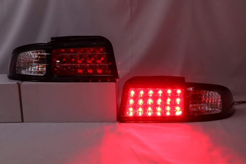 NEW SILVIA S14 240SX~1993~1998~Coupe 2D LED Tail Rear Light BLACK for NISSAN - Image 2 of 4